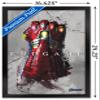 Trends International Marvel Avengers: Endgame - Stark Gauntlet Wall Poster, 14.725" x 22.375", Black Framed Version view 3