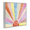 Stupell Industries Be a Kind Human Phrase Rainbow Sunbursts view 2