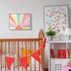 Stupell Industries Be a Kind Human Phrase Rainbow Sunbursts view 3