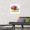 Trends International NFL Kansas City Chiefs - Drip Helmet 20 Wall Poster, 14.725" x 22.375", White Framed Version view 2
