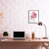 Stupell Industries Pink Glam Gift Stack Fashionista Shopping Pose, Design by Ziwei Li Black Framed Wall Art, 16 x 20 view 2