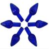 National Artcraft Medium Twist-Style Ceramic Tree Light Ornaments- (144/Pk) (Blue) view 1
