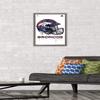 NFL Denver Broncos - Drip Helmet 20 Wall Poster, 22.4L x 14.7W, Barnwood Framed Version view 2