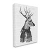 Stupell Industries Reindeer in Scarf Minimal Vintage Portrait view 1