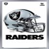 Trends International NFL Las Vegas Raiders - Drip Helmet 20 Wall Poster, 22.375" x 34", Silver Framed Version view 1