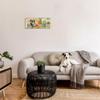 Stupell Industries Autumn Dog Park Animals Running Fall Leaves, Design by Sherri Buck Baldwin Canvas Wall Art, 10x24, Orange view 2