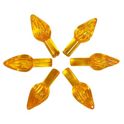 National Artcraft Medium Twist-Style Ceramic Tree Light Ornaments- (144/Pk) (Gold)
