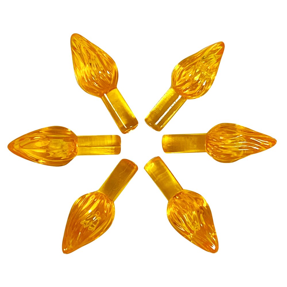 National Artcraft Medium Twist-Style Ceramic Tree Light Ornaments- (144/Pk) (Gold)