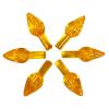 National Artcraft Medium Twist-Style Ceramic Tree Light Ornaments- (144/Pk) (Gold) view 1