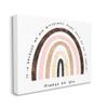 Stupell Industries Always Be You Phrase Inspirational Diversity Rainbow, Design by Erica Billups Canvas Wall Art, 24 x 30, Multi-Color view 1