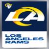 Trends International NFL Los Angeles Rams - Logo 20 Wall Poster, 14.725" x 22.375", Silver Framed Version view 1