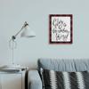 Stupell Industries Glory to Newborn King Checker Plaid Christmas Phrase, Design by Elizabeth Medley Canvas Wall Art, 16 x 20, Red view 2