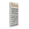 Stupell Industries Autumn Favorites List Charming Distressed Design view 1