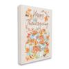 Stupell Industries Happy Thanksgiving Phrase White Autumn Pumpkins view 1