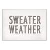 Stupell Industries Minimal Bold Sweater Weather Text Grey White view 1