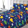 LinenTopia 4 Piece Dinosaur Full Bed Sheets for Kids - Fitted Kids' Sheet & Pillowcase Sets - Dinosaur Room Decor for Toddler Boys - Full Size view 1