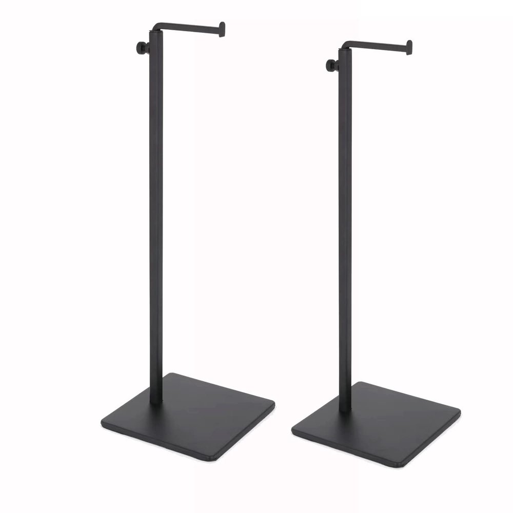 2pack of Metal Handbag Rack Display Single Side Adjustable Handbag Display Stand (Black)