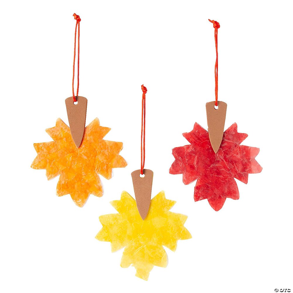 Fall Leaf Tissue Paper Craft Kit- Makes 12
