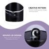 Cabilock 1pc Cylindrical Swabs Dispenser Stylish Marble Design Multi-function Toothpick Holder to Clean Storage for Bathroom and Home Decor view 4