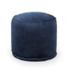 Christopher Knight Home Gwinnett Velveteen Cylinder Pouf - Cobalt Blue view 4