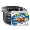 KOOC Slow Cooker Liners 14"x22" 30 Count Extra Large Size Disposable Pot Liners Cooking Bags Fit 6 qt to 10 qt Pot BPA Free Fresh Locking Seal Design view 1