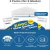 KOOC Slow Cooker Liners 14"x22" 30 Count Extra Large Size Disposable Pot Liners Cooking Bags Fit 6 qt to 10 qt Pot BPA Free Fresh Locking Seal Design view 4