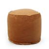 Gwinnett Velveteen Cylinder Pouf - Apricot view 4
