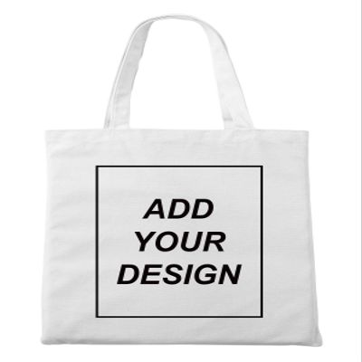 Aboutwome Your Own Design Women Custom Tote Bag for Shopping Canvas Bags (White)