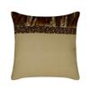 The HomeCentric Cushion Covers for Couch, Decorative Beige 18"x18" (45x45 cm) Throw Pillows for Couch, Linen Feathers & Beads Cushion Cover, Animal Print Pattern Modern - Falling Feathers view 1