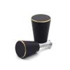 DUO ER 1pc Solid Black Knob Brass Knob Drawer Knobs Pulls Cupboard Handles Dresser Pull Cabinet Handle Pull Gold Circle Modern Style (Color : Black Gold L) view 1