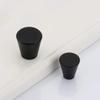 DUO ER 1pc Solid Black Knob Brass Knob Drawer Knobs Pulls Cupboard Handles Dresser Pull Cabinet Handle Pull Gold Circle Modern Style (Color : Black Gold L) view 3