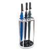 Umbrella Racks WXYZ Stainless Steel Umbrella Stand, Compact Umbrella Box for Home Hotel Business, 6 Holes and 4 Hooks to Store Long and Short Umbrellas, 30.5x28x53cm view 1