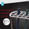 Umbrella Racks WXYZ Stainless Steel Umbrella Stand, Compact Umbrella Box for Home Hotel Business, 6 Holes and 4 Hooks to Store Long and Short Umbrellas, 30.5x28x53cm view 2