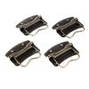 DUO ER 4pcs Antique Furniture Cabinet Handles Wooden Case Knobs Tool Boxes Handles Kitchen Drawer Pull for Furniture Hardware Bronze (Color : 76x72mm) view 4