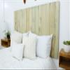 Barn Walls Solid Wood Full Size Headboard, Sage Green Finish with Smooth Natural Wood Grain Variation, Handcrafted Head Board Wall-Mounted Panels, Rustic Modern Bedroom, Built to Last view 4