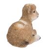 Hi-Line Gift Ltd. Small Brown & White Baby Lamb Lying Down view 2