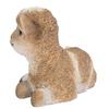 Hi-Line Gift Ltd. Small Brown & White Baby Lamb Lying Down view 3