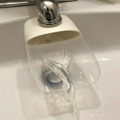 x2 Bathroom Plastic Spout Cover Faucet Extender for Toddlers & Kids