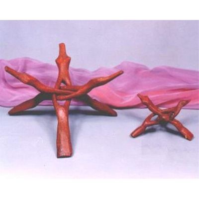 INDIA OVERSEAS TRADING CORP Wooden Snake Stand 12"