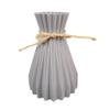 wpOP59NE Vases Decorative Cup Vase Plastic Vase Dried Flower Basket Holder Craft DIY Home Office Party Decoration Vase Home Decoration Grey view 1