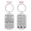 MXRSDF 55th Birthday Gifts for Women Men - 55th Birthday Decorations Keychain - 55 Year Old Birthday Gifts for Her Him view 2