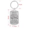 MXRSDF 55th Birthday Gifts for Women Men - 55th Birthday Decorations Keychain - 55 Year Old Birthday Gifts for Her Him view 3