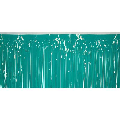 15" x 10' Teal Green Christmas Fringe Party Streamer