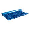 CC Home Furnishings 15' Blue Contemporary Metallic Floral Sheeting Party Streamers view 1