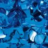 CC Home Furnishings 15' Blue Contemporary Metallic Floral Sheeting Party Streamers view 2