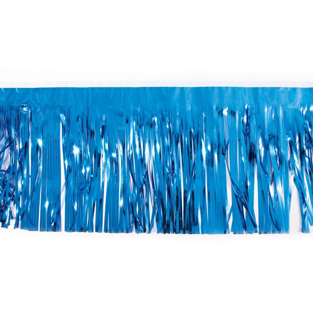 15" x 10' Cobalt Blue Christmas Fringe Party Streamer
