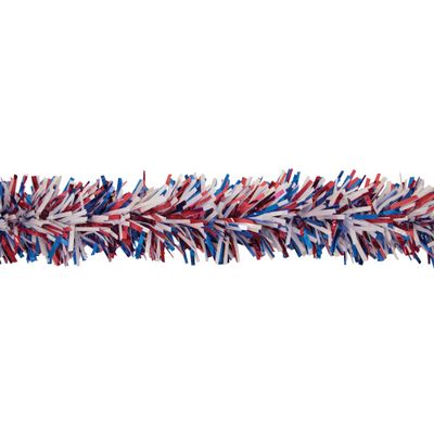 25' Blue and Red Novelty Christmas Twist Garland