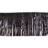 15" x 10' Black Christmas Fringe Party Streamer view 1