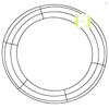 KGUH Round Metal Wire Circle Wreath Frame Form Hanger Green 14 Inch Set of 2 view 1