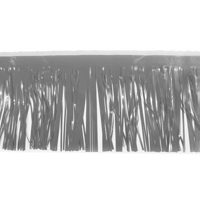 15" x 10' Gray Christmas Fringe Party Streamer